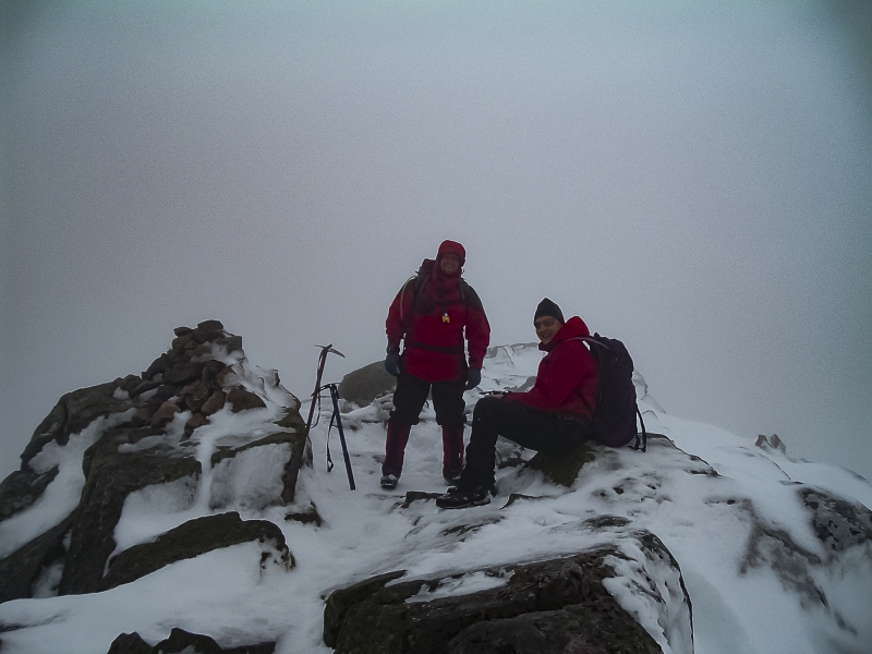 Graeme and David Sharp in Practice for their Everest Challenge